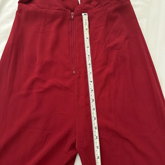 NWT Rust halter top jumpsuit - Picture 10 of 11